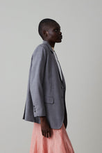 Load image into Gallery viewer, CLAUDIA JACKET | CHARCOAL TROPICAL WOOL