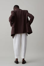 Load image into Gallery viewer, CLAUDIA JACKET | DARK CHOCOLATE LINEN