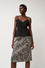 Load image into Gallery viewer, 6397 Printed Slip Skirt in Zebra Print