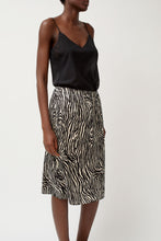 Load image into Gallery viewer, 6397 Printed Slip Skirt in Zebra Print