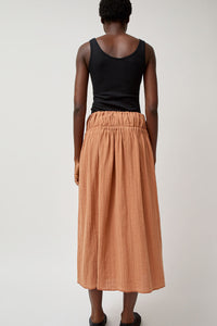 Baserange Diph Skirt in Brick