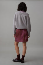 Load image into Gallery viewer, LIBBY SKIRT | MAUVE COTTON STRIPE