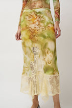 Load image into Gallery viewer, Collina Strada Hiss Skirt in Sage Molten Floral