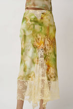 Load image into Gallery viewer, Collina Strada Hiss Skirt in Sage Molten Floral