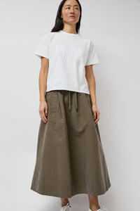 Girls of Dust Meadow Skirt in Dark Olive