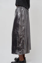 Load image into Gallery viewer, No.6 Inez Skirt in Silver Pony Hair