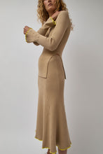 Load image into Gallery viewer, Rodebjer Fly Rib Skirt in Hazelnut