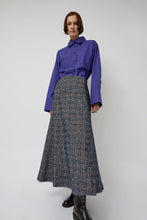 Load image into Gallery viewer, Rodebjer Neneh Boucle Skirt in Utility Blue