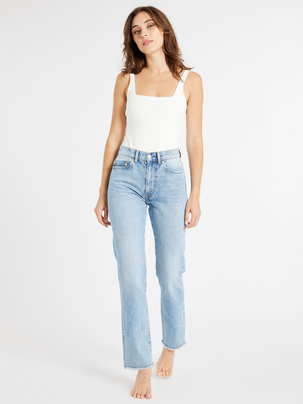 Brooke Mid Rise Slim Fit Jean in Venice | Clothing | SWB Boutique